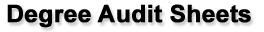 Degree Audit Sheets