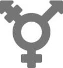 Icon for male and female genders