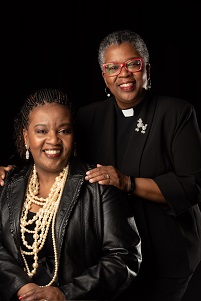 Photo of Reverend Penny Crudup and Dr. Myra Henry