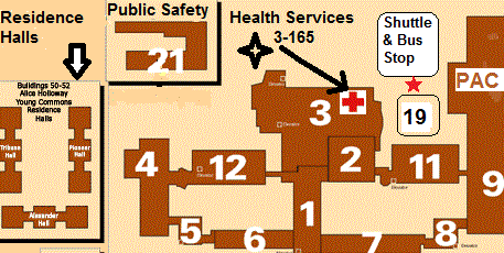 Map to Health Services