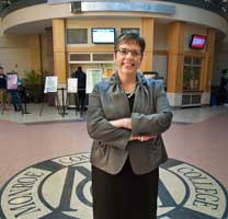 Photo of MCC President Anne Kress in Flynn Campus Center