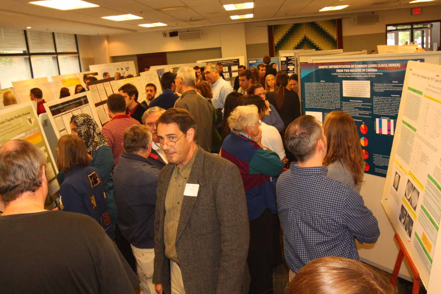 Photo taken during poster session