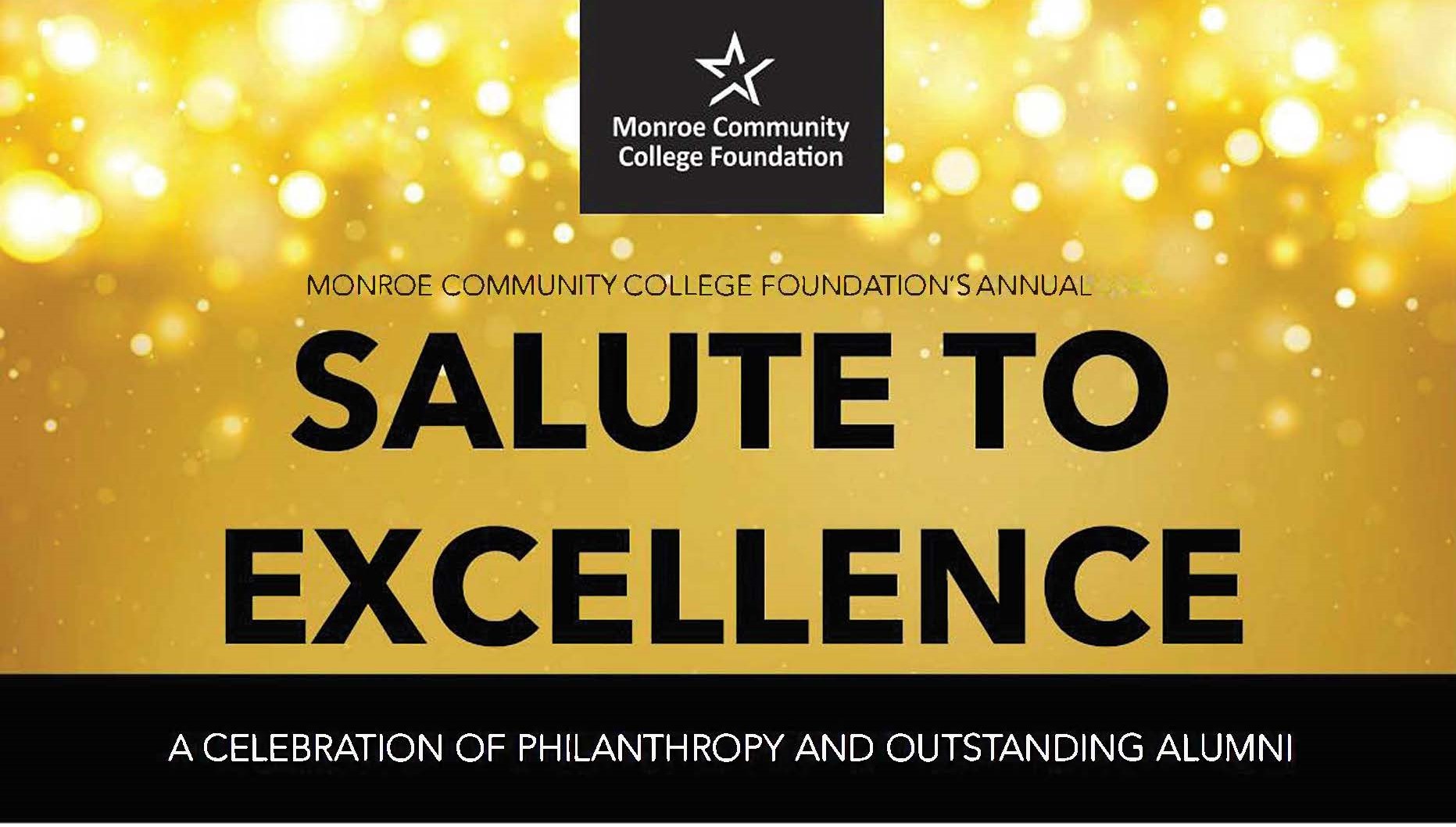 Monroe Community College Foundation's annual Salute to Excellence - A Celebration of Philanthropy and Outstanding Alumni