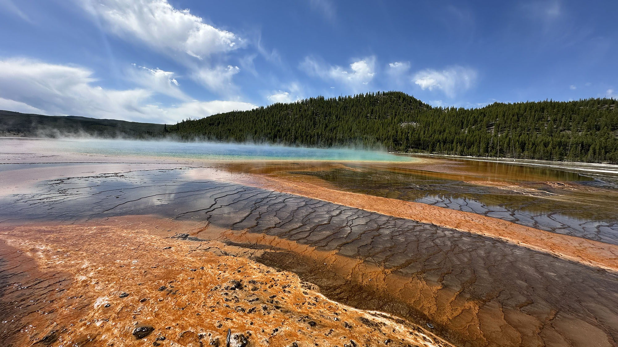 a scenic image of the grand prismatic