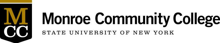 Monroe Community College logo, State University of New York