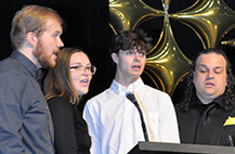 MCC music students performing at 2023 commencement