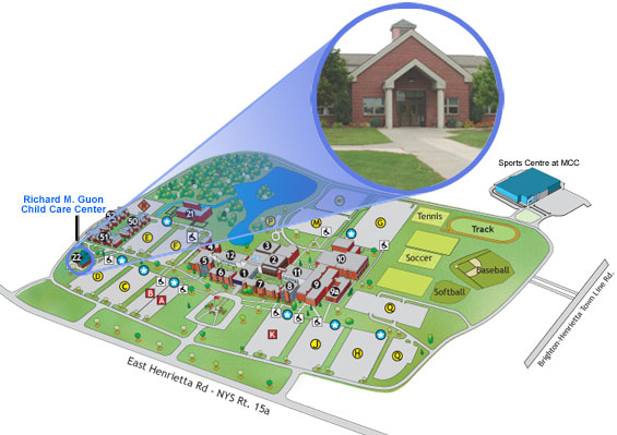 Map of Brighton Campus