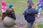 Children playing outdoors