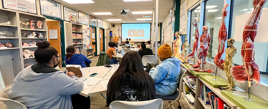 Photo of students attending a lecture