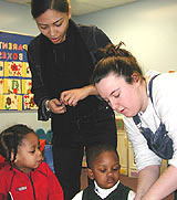 Photo of MCC students at the Salvation Army