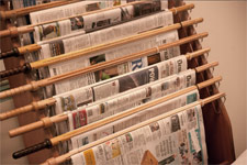 Photo of newspaper rack