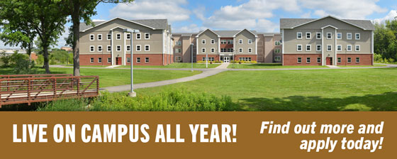 Live on Campus. Find out more and apply today