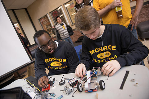 Image of students at desk