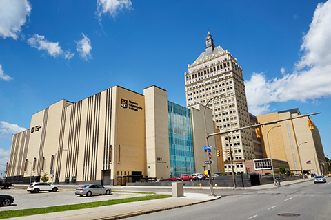 Exterior of Downtown Campus