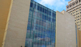 Exterior view (facing State Street) of the Downtown Campus