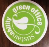 Green Office Door Sticker