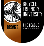 Bicycle Friendly University, Bronze designation. Issued by the League of American Bicyclists