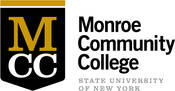 MCC shield logo with text: Monroe Community College, State University of New York