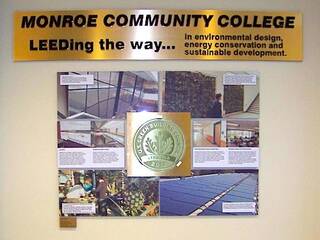 LEED plaque on wall