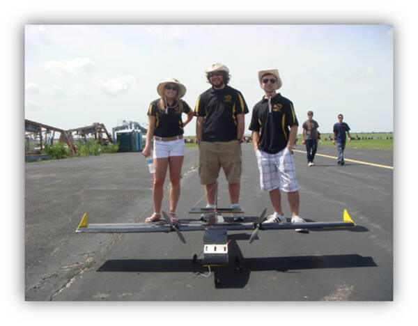 Design-Build-Fly Team students flying model planes