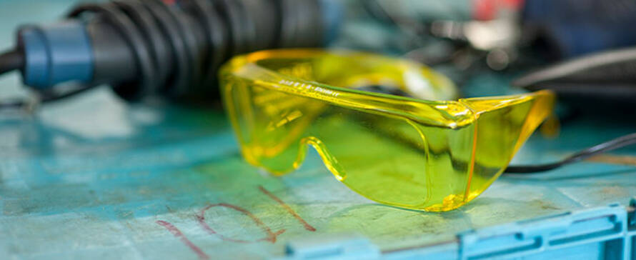 Photo of protective goggles