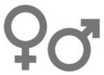 Icon of female and male genders