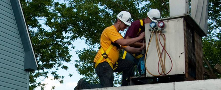 Men working