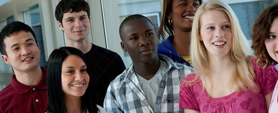 Smiling students