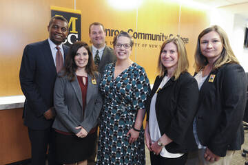 Photo of DASNY and MCC members who came to MCC's Downtown Campus for a tour.