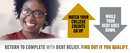 Return to Complete - Watch your credits go up while your debt goes down